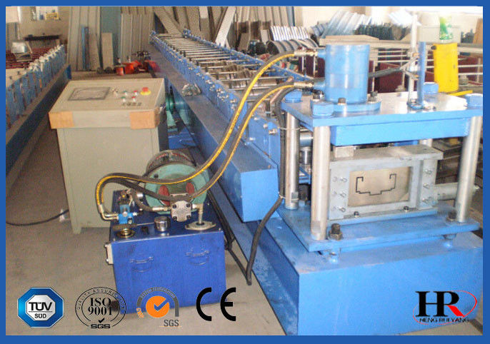 Automatic Control Steel Door Frame Roll Forming Machine , High Speed