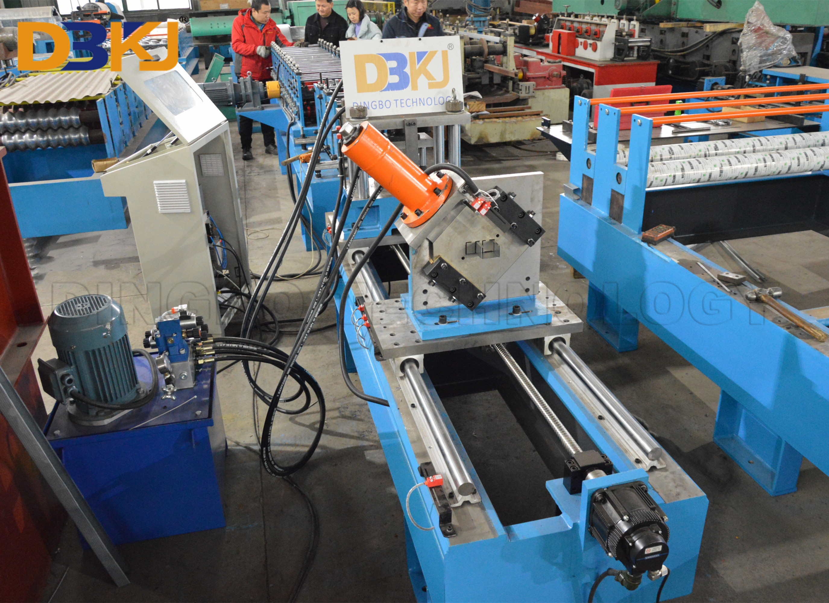 Hydraulic Punching Cutting 20m/Min Stud And Track Roll Forming Machine